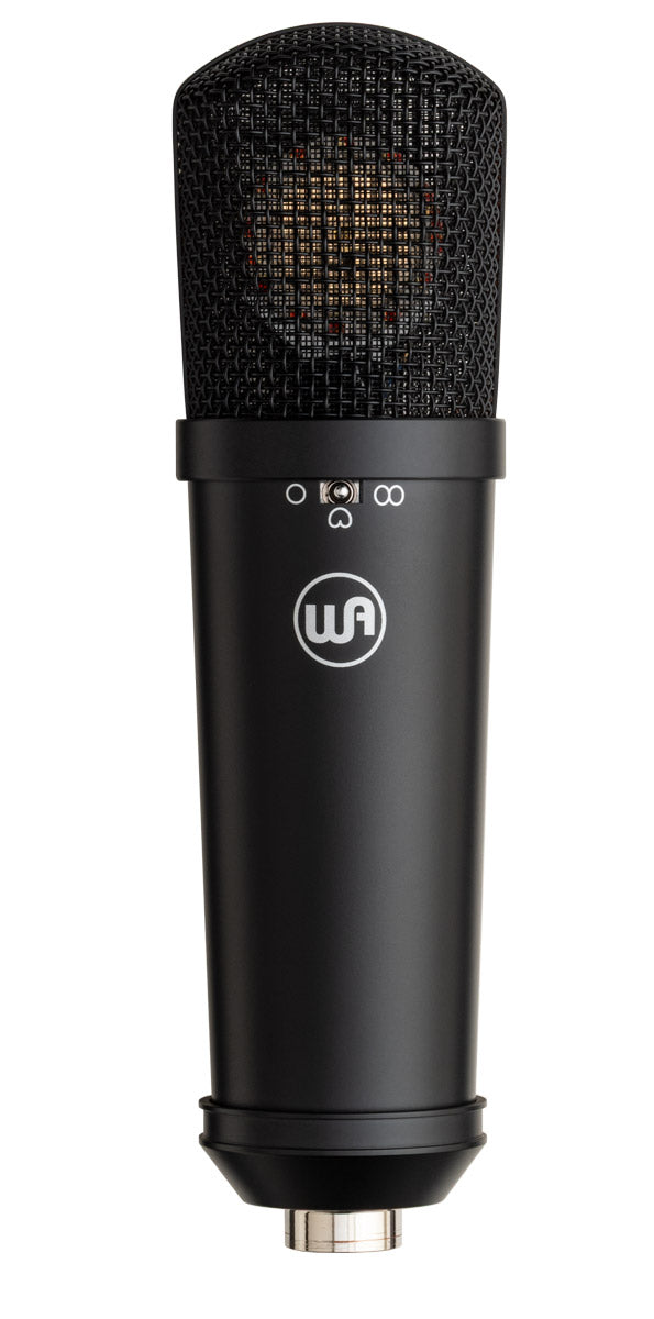 Warm Audio WA-87JR BLK Micrófono de Condensador Triple Patron Polar Negro 1