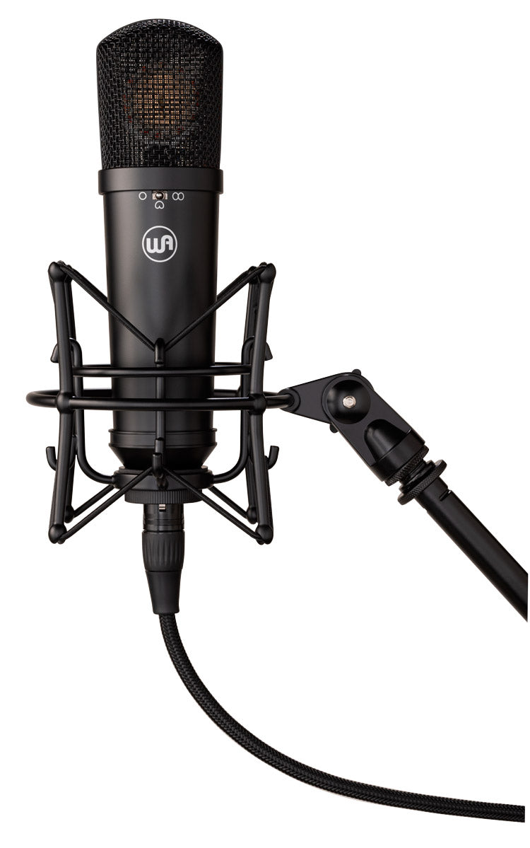 Warm Audio WA-87JR BLK Micrófono de Condensador Triple Patron Polar Negro 4