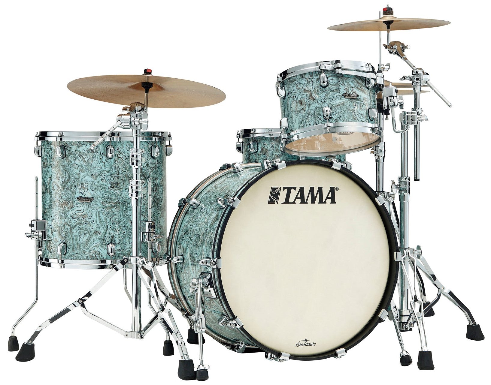 Tama MR32CZS SLW Starclassic Maple Batería Acústica Sky Blue Swirl 1