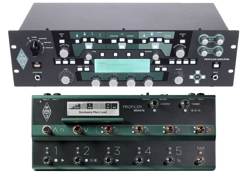 Kemper -Pack- Profiler Powerrack Amplificador Rack Guitarra con Pedalera Profiler Remote 1