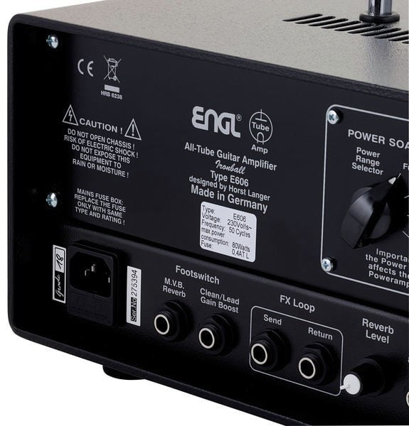 Engl E606 Ironball Amplificador Cabezal Guitarra 8