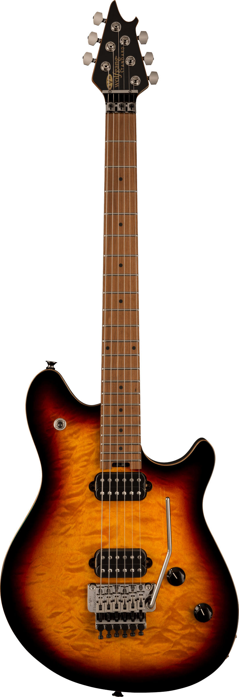 EVH Wolfgang WG Standard QM BMN Guitarra Eléctrica 3 Colores Sunburst 1