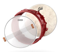 Evans ESTUK-14C7-1 Snare Tune Up Kit Calftone Set para Caja Batería 14 Pulgadas 7