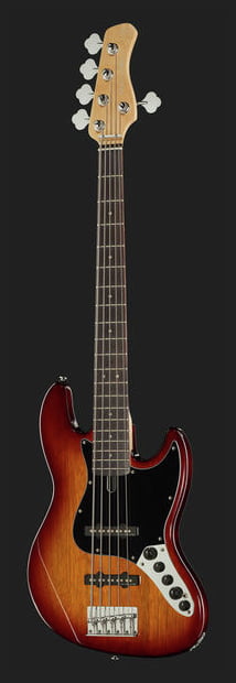 Marcus Miller V3-5 TS 2nd Gen Bajo Eléctrico 5 Cuerdas Tobacco Sunburst 2