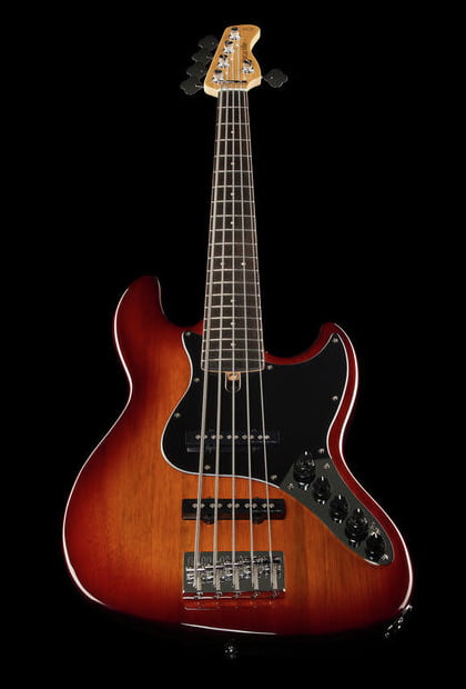 Marcus Miller V3-5 TS 2nd Gen Bajo Eléctrico 5 Cuerdas Tobacco Sunburst 13