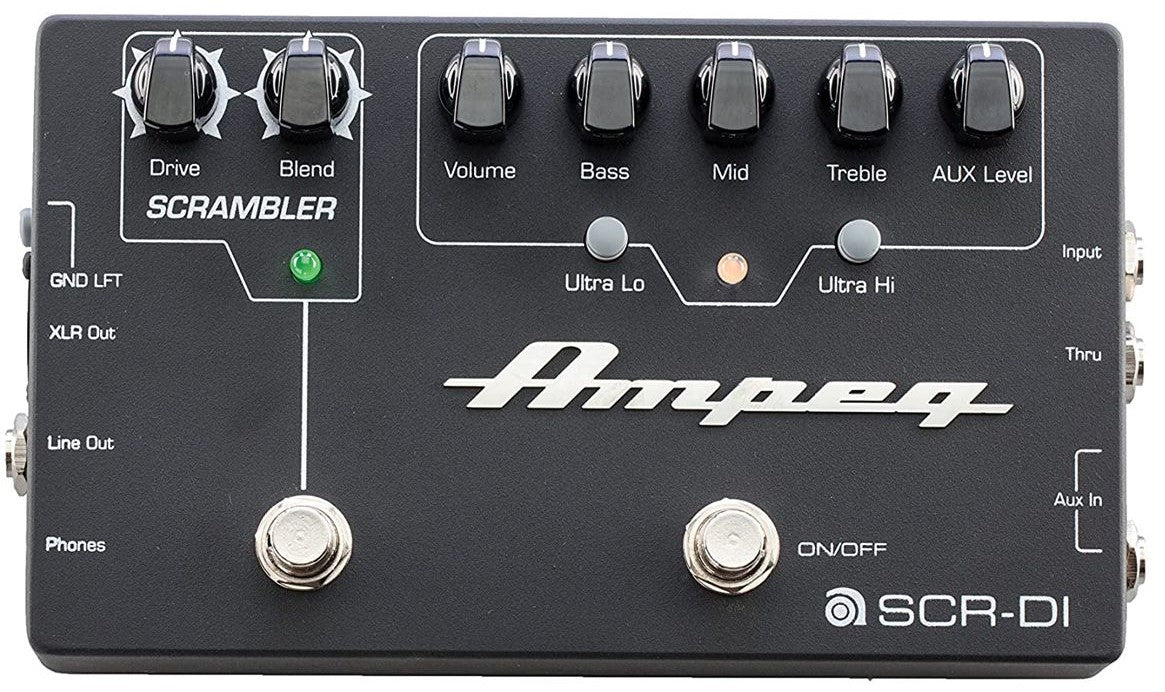 Ampeg SCR-DI Pedal Previo Amplificador Bajo 13