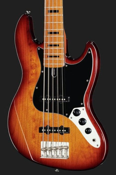 Marcus Miller V5 Alder 5 TS Bajo Eléctrico 5 Cuerdas Tobacco Sunburst 5