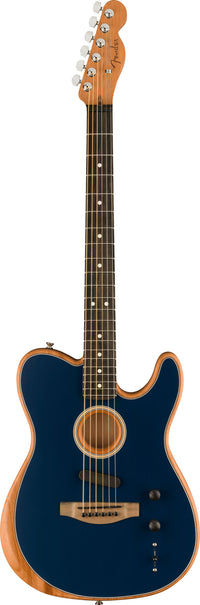 Fender American Acoustasonic Telecaster Guitarra Electroacústica Steel Blue 1