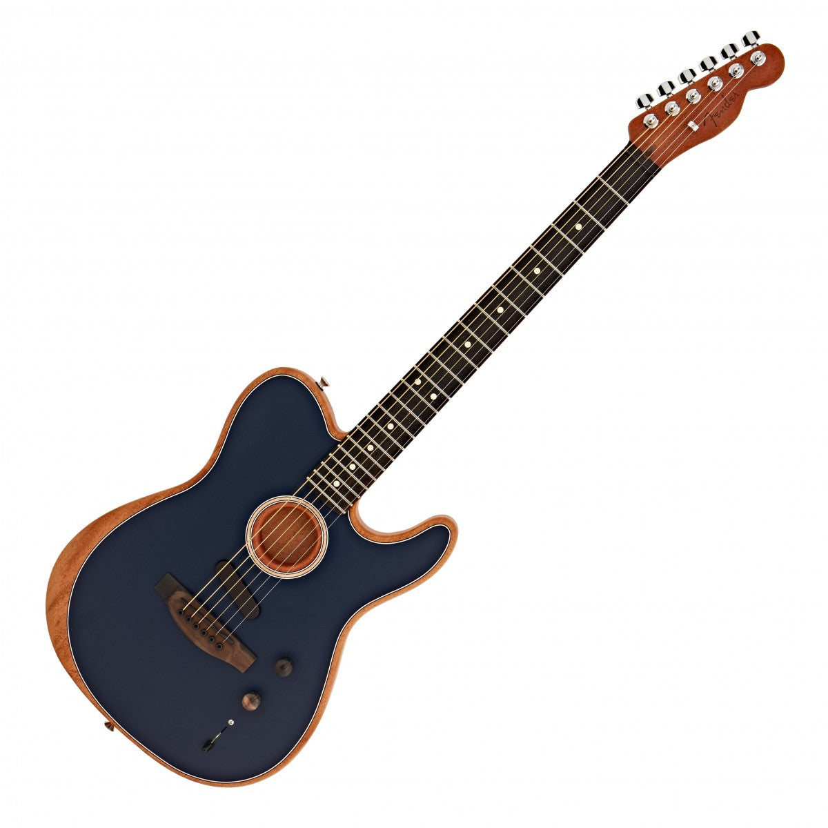 Fender American Acoustasonic Telecaster Guitarra Electroacústica Steel Blue 7