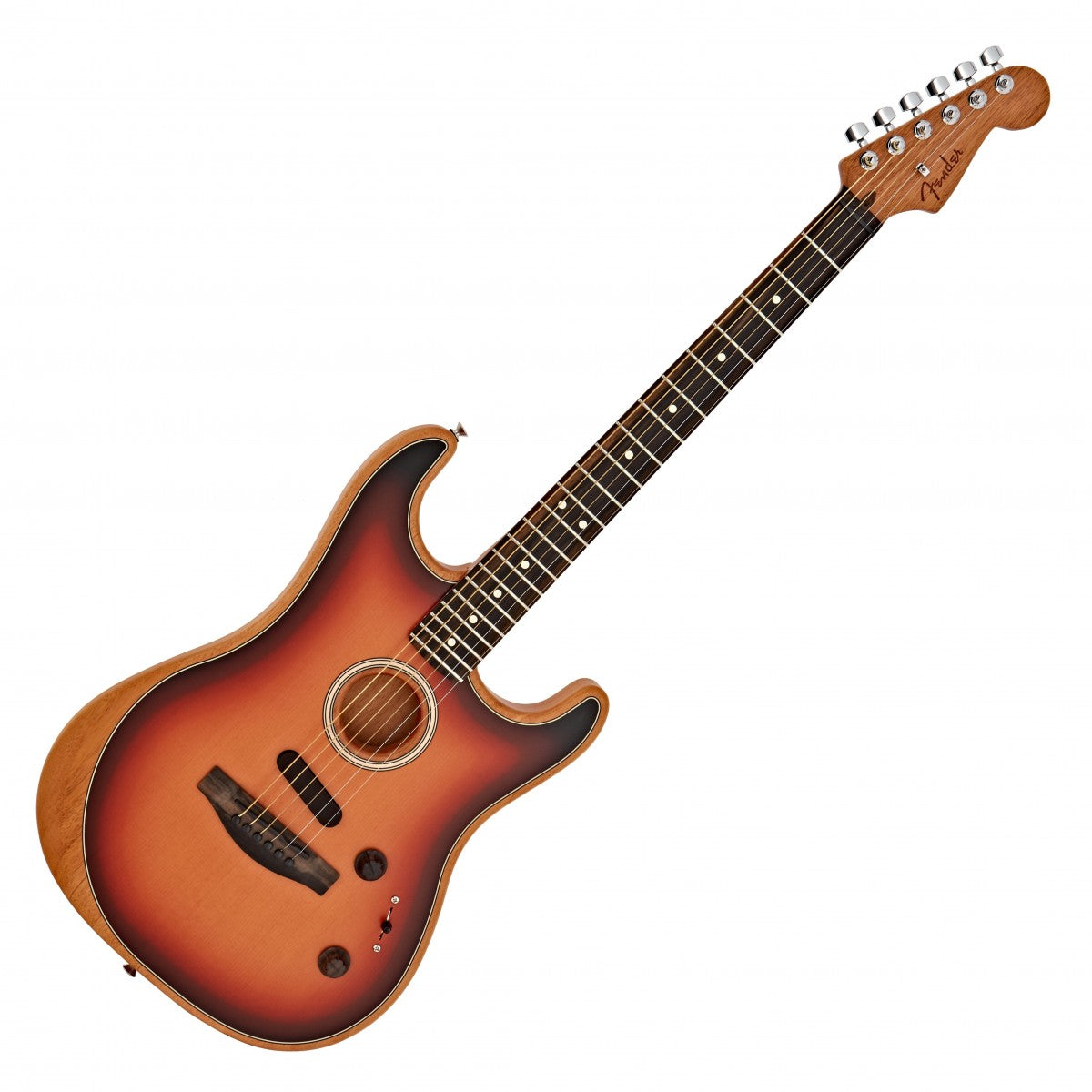 Fender American Acoustasonic Stratocaster Guitarra Electroacústica 3 Colores Sunburst 7