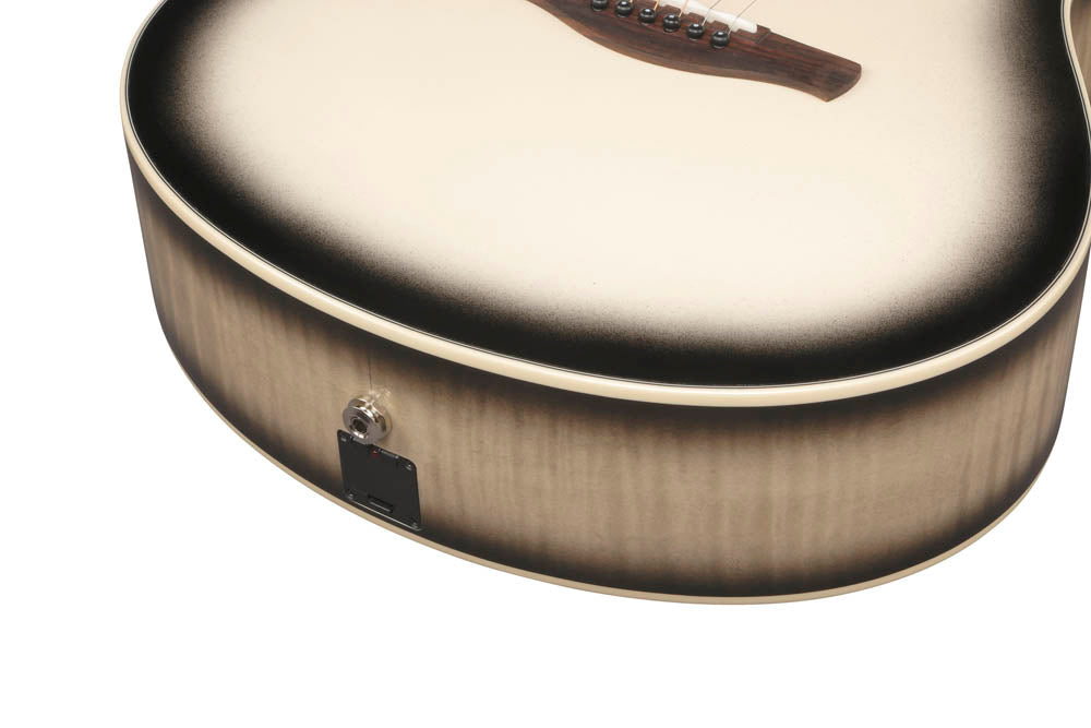 Ibanez AAM370M1CE TPA Guitarra Electroacústica Auditorio Transparent Panda 11