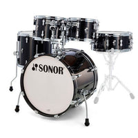 Sonor AQ2 Studio Set TSB Batería Acústica Transparent Stain Black 3