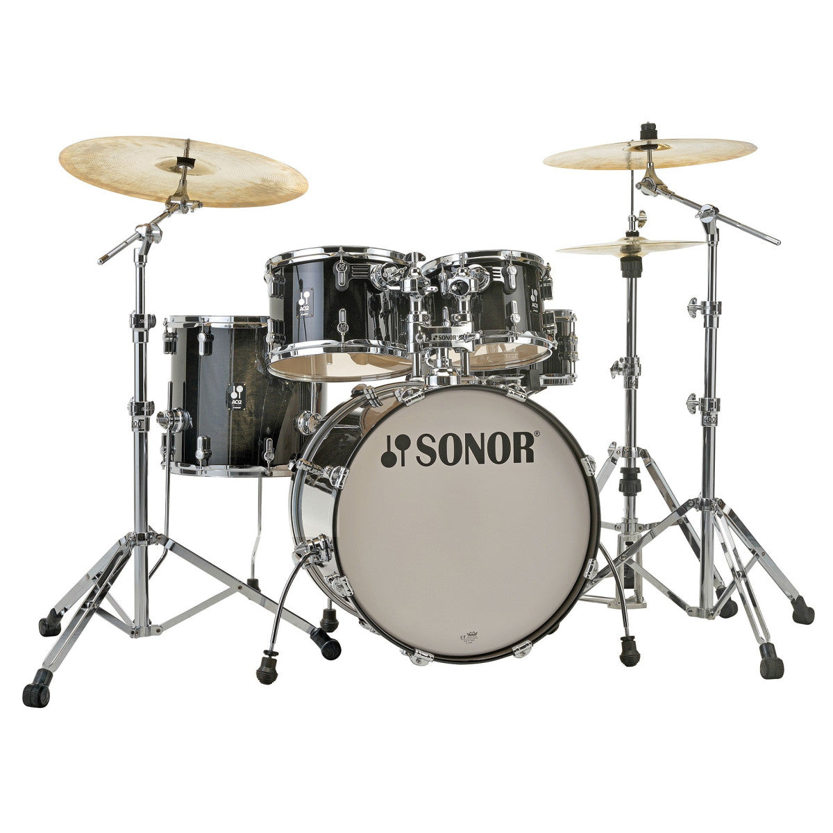 Sonor AQ2 Studio Set TSB Batería Acústica Transparent Stain Black 13