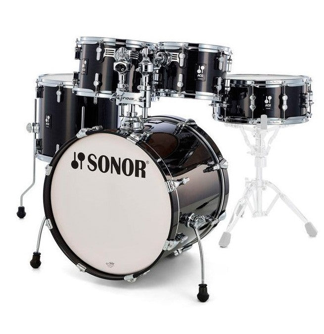 Sonor AQ2 Stage Set TSB Batería Acústica Transparent Stain Black 2