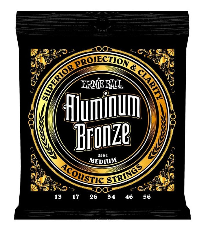 Ernie Ball 2564 Aluminum Bronze Juego Cuerdas Guitarra Acústica 013-056 1