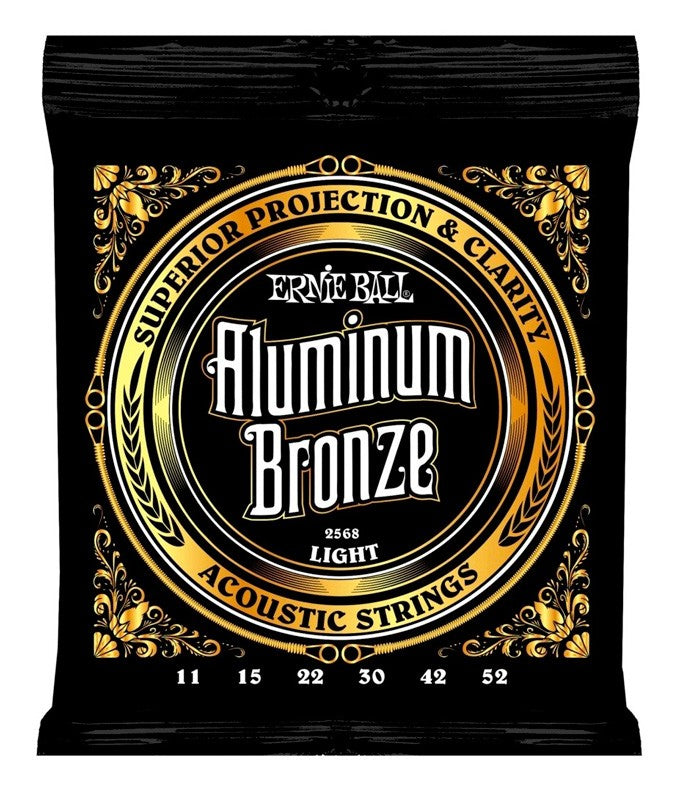 Ernie Ball 2568 Aluminum Bronze Juego Cuerdas Guitarra Acústica 011-052 1