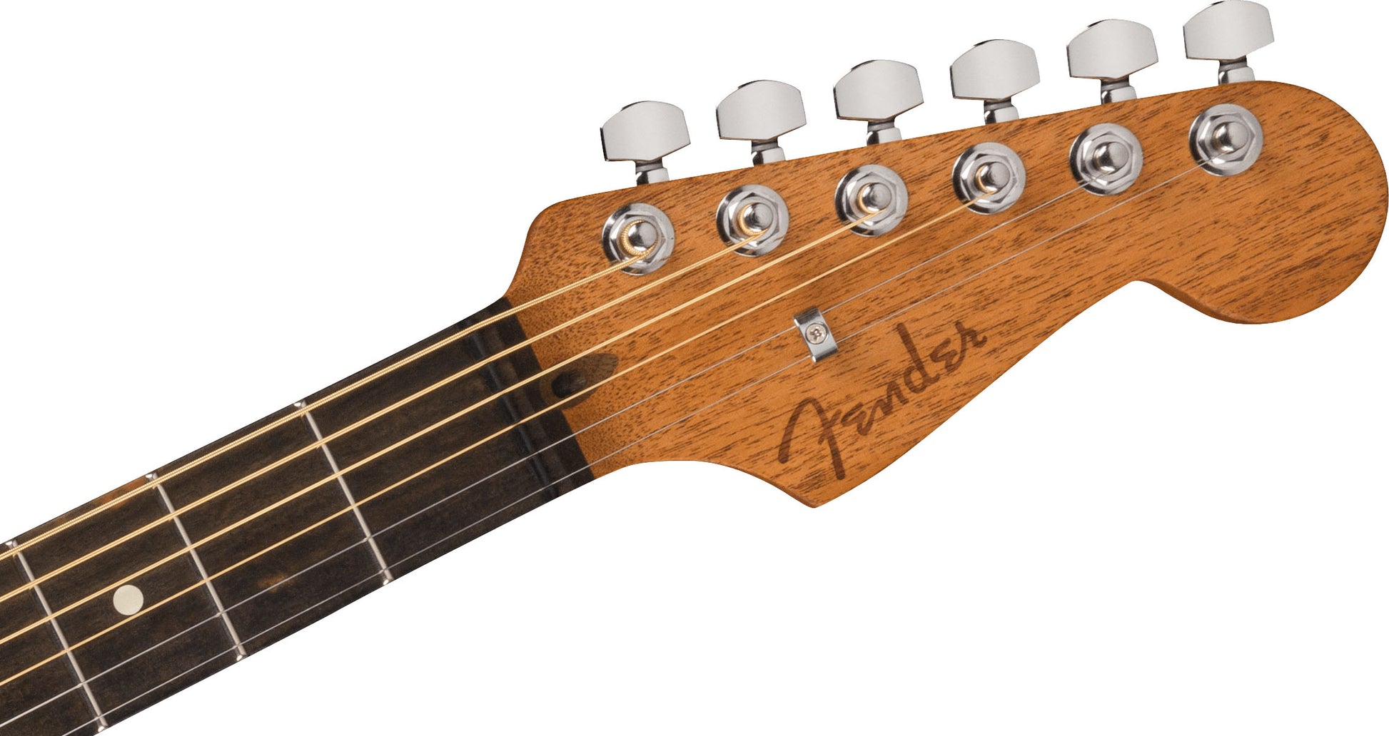 Fender American Acoustasonic Jazzmaster Mahogany Guitarra Electroacústica Natural 5