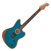 Fender American Acoustasonic Jazzmaster Guitarra Electroacústica Ocean Turquoise 7