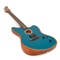 Fender American Acoustasonic Jazzmaster Guitarra Electroacústica Ocean Turquoise 9