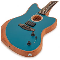 Fender American Acoustasonic Jazzmaster Guitarra Electroacústica Ocean Turquoise 10