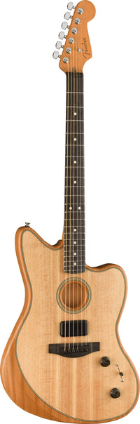 Fender American Acoustasonic Jazzmaster Guitarra Electroacústica Natural 2