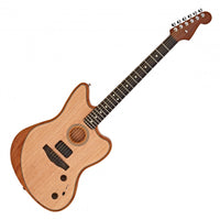 Fender American Acoustasonic Jazzmaster Guitarra Electroacústica Natural 7