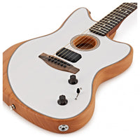 Fender American Acoustasonic Jazzmaster Guitarra Electroacústica Arctic White 10