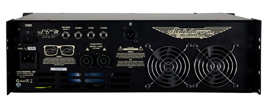 Ashdown ABM600 DR EVO IV Dual Rack Amplificador Cabezal Bajo
