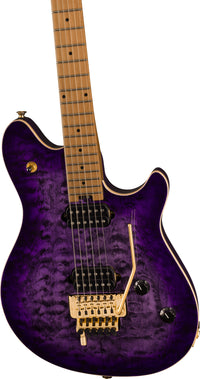 EVH Wolfgang Special QM BMN Guitarra Eléctrica Purple Burst 3