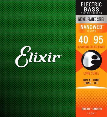 Elixir 14002 Nanoweb Super Light Juego Cuerdas Bajo 040-095 1