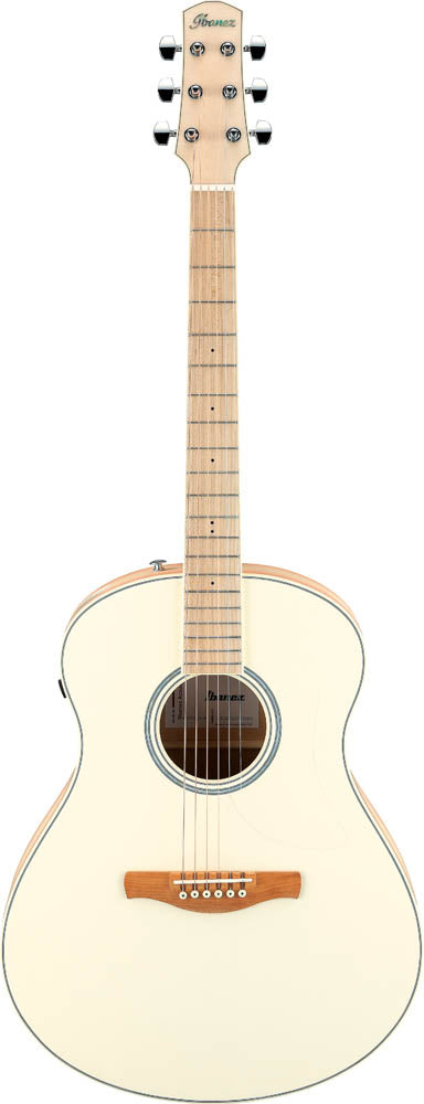 Ibanez AAM370M2E APF Guitarra Electroacústica Auditorio Transparent Antique White Peach Fuzz 1