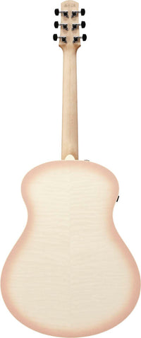Ibanez AAM370M2E APF Guitarra Electroacústica Auditorio Transparent Antique White Peach Fuzz 3