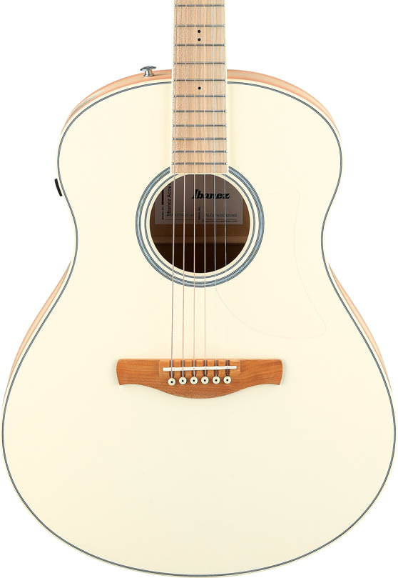 Ibanez AAM370M2E APF Guitarra Electroacústica Auditorio Transparent Antique White Peach Fuzz 4