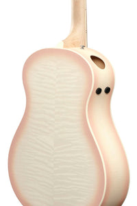 Ibanez AAM370M2E APF Guitarra Electroacústica Auditorio Transparent Antique White Peach Fuzz 7