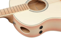 Ibanez AAM370M2E APF Guitarra Electroacústica Auditorio Transparent Antique White Peach Fuzz 12