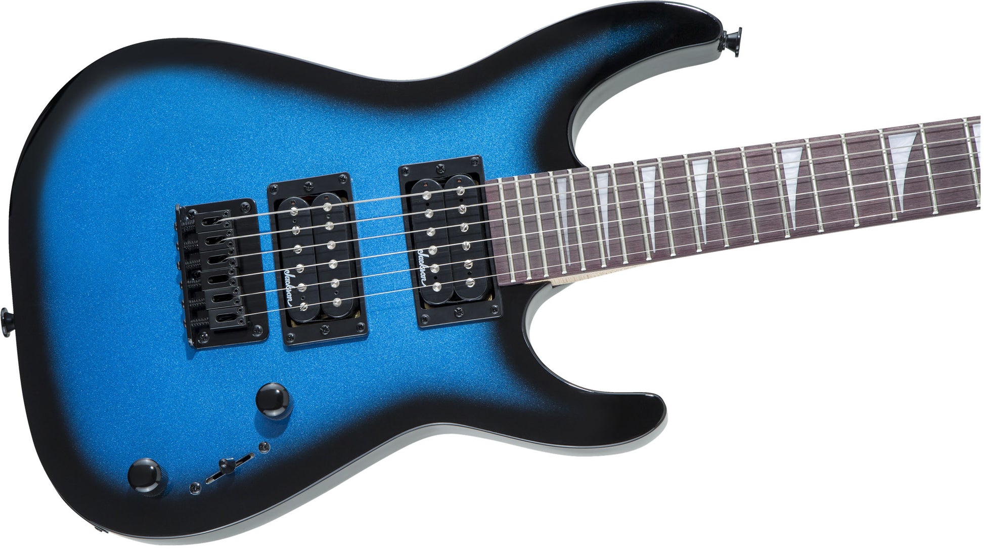 Jackson JS Dinky Minion JS1X AM Guitarra Eléctrica Metallic Blue Burst 5