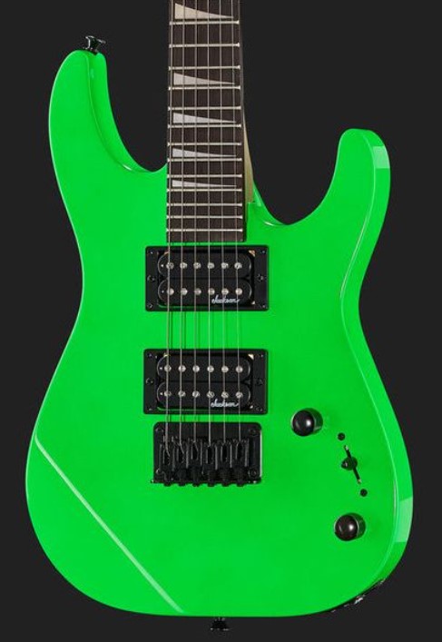 Jackson JS Dinky Minion JS1X AM Guitarra Eléctrica Neón Green 11