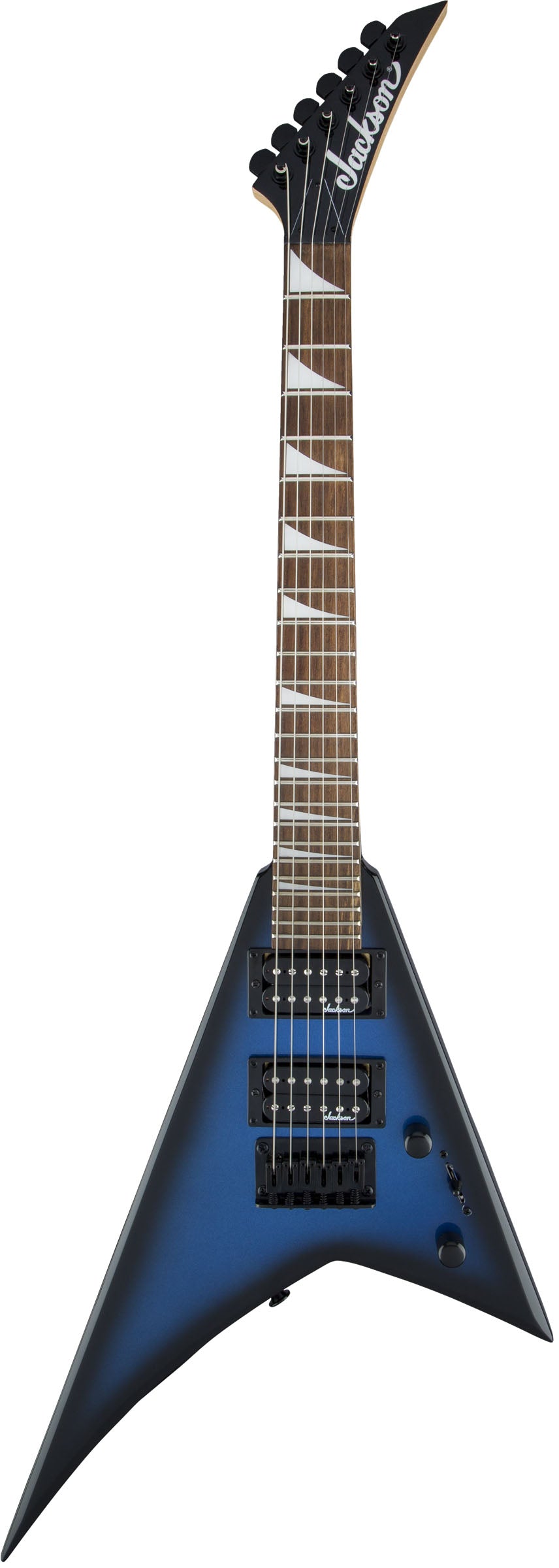 Jackson JS RR Minion JS1X AM Guitarra Eléctrica Metallic Blue Burst 1