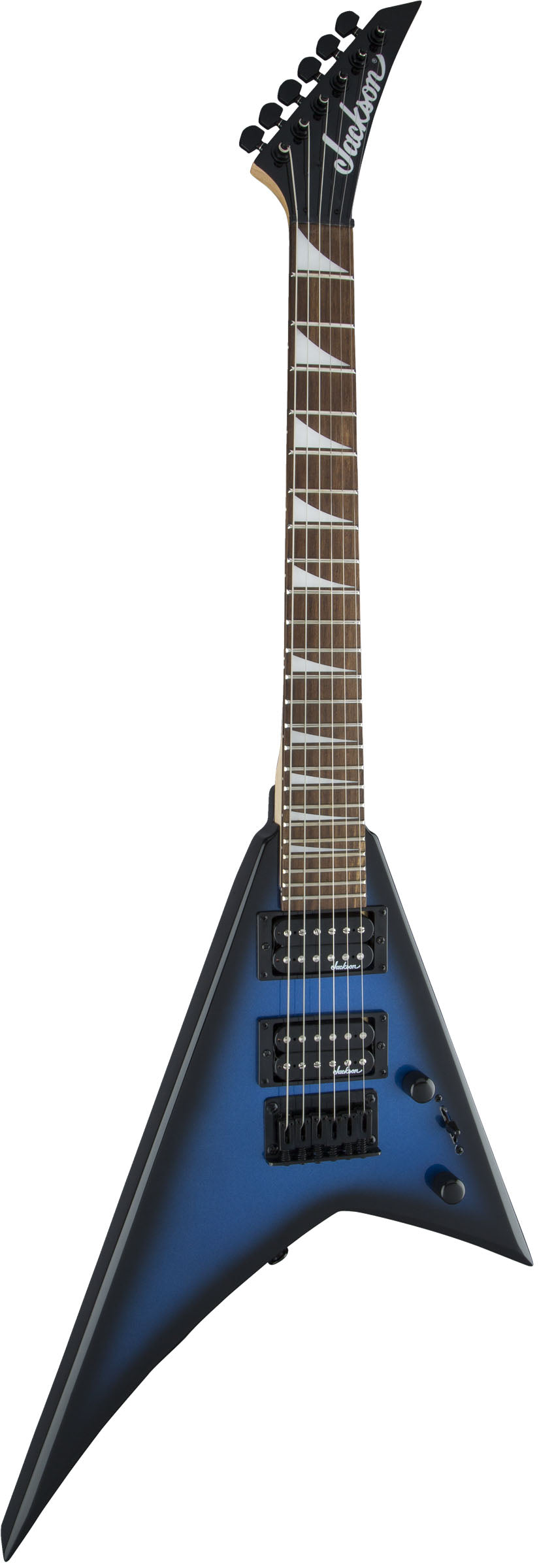 Jackson JS RR Minion JS1X AM Guitarra Eléctrica Metallic Blue Burst 2