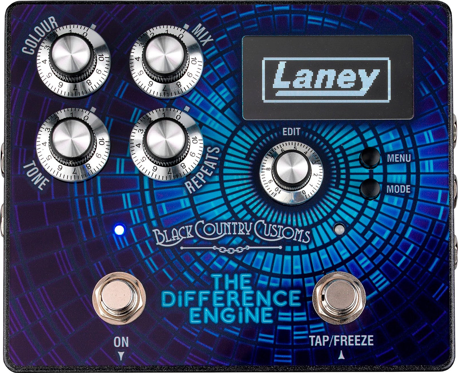 Laney BCC-TDE The Difference Engine Stereo Delay Pedal Delay 1