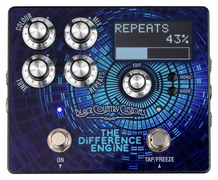 Laney BCC-TDE The Difference Engine Stereo Delay Pedal Delay 9