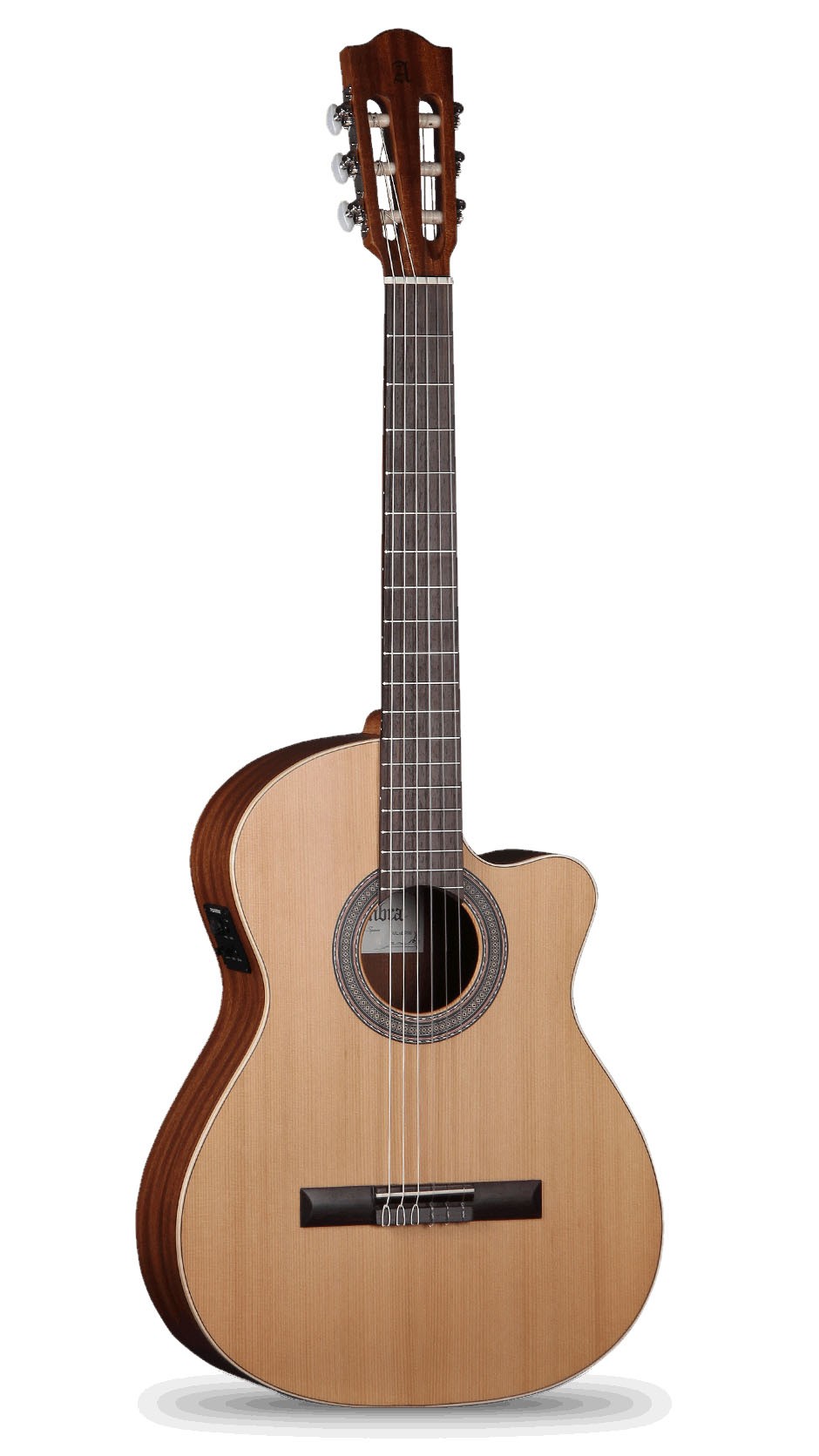 Alhambra Z Nature CWEZ con Funda Guitarra Española Electrificada con Cutaway 1