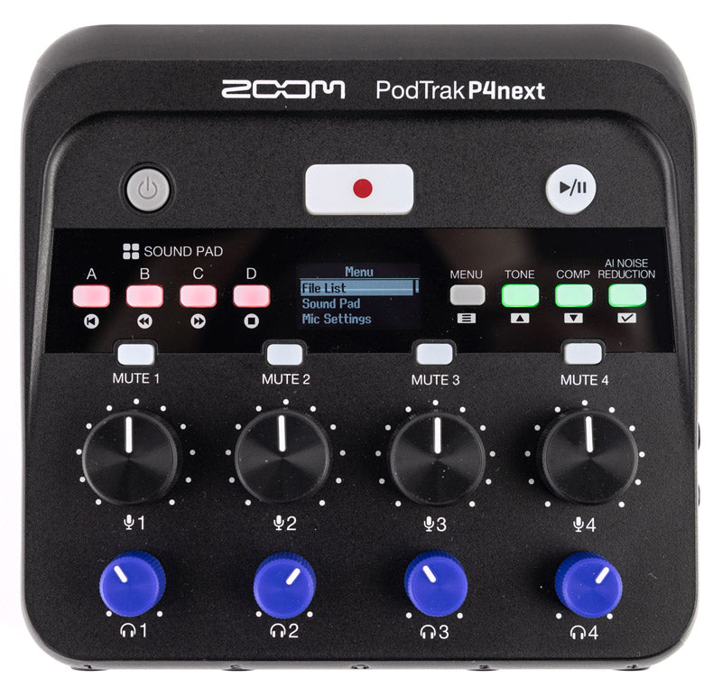 Zoom P4 Next Podtrak Grabador Portátil para Podcast 1