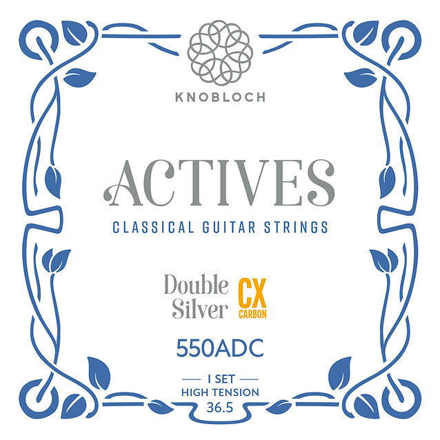 Knobloch 550ADC Actives CX Carbon Juego de Cuerdas Guitarra Española Tensión Alta 1