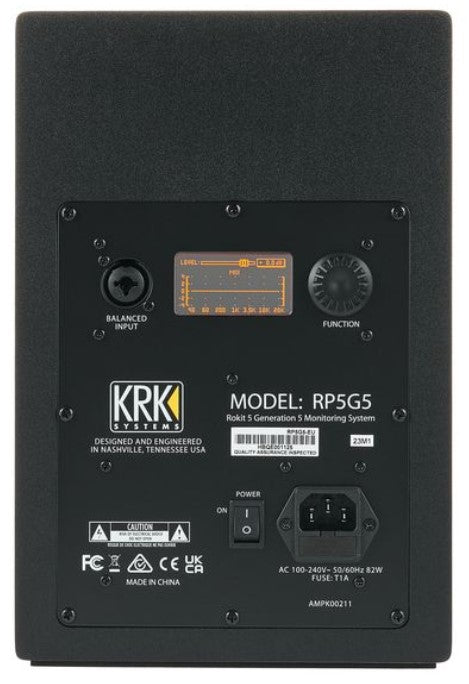 KRK RP5G5 Rokit Monitor Activo Negro. Unidad 6