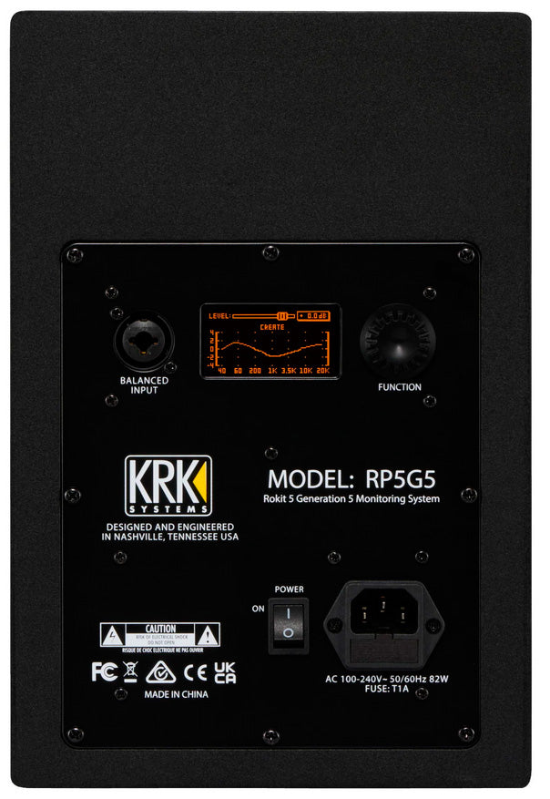 KRK RP5G5 Rokit Monitor Activo Negro. Unidad 15