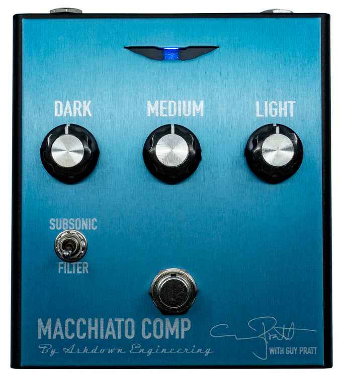 Ashdown Macchiato Comp PRO FX Pedal Compresion Bajo 1