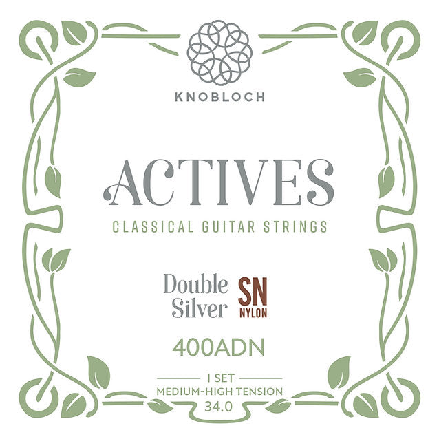 Knobloch 400ADN Actives SN Nylon Juego de Cuerdas Guitarra Española Tensión Media Alta 1