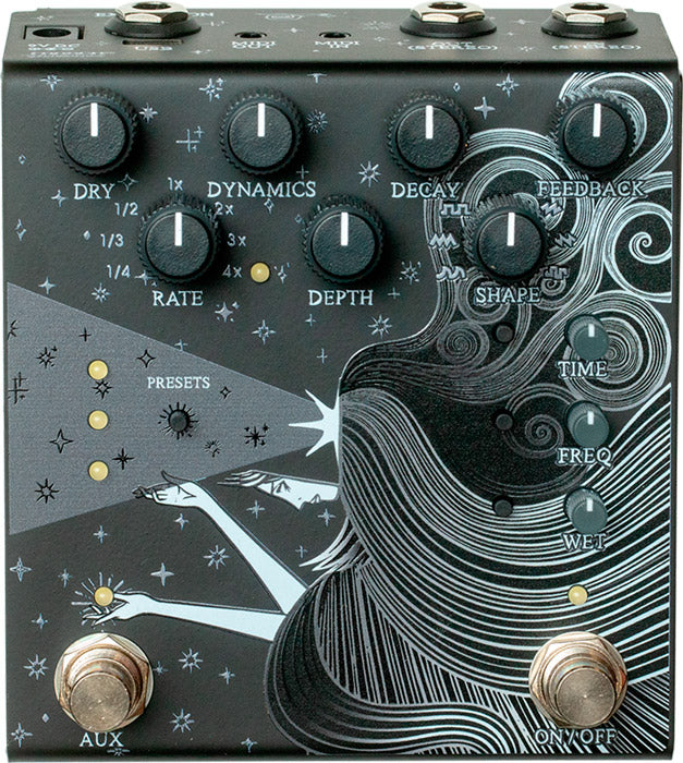 Old Blood Noise Endeavors Sunlight Stereo Black Pedal Reverb Modulada Negro 1