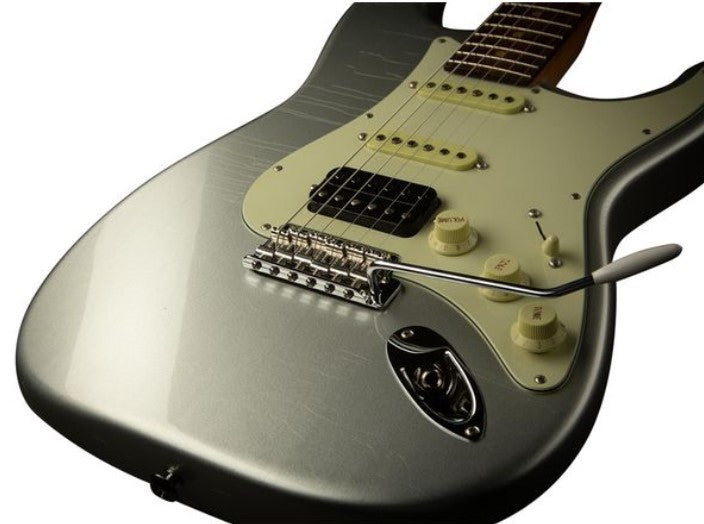 Suhr Classic S Vintage Le FMS HSS RW Guitarra Eléctrica Firemist Silver 2